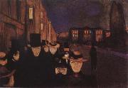 Edvard Munch Night oil painting